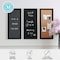 Martha Stewart Everette 18in. x 24in. Cork Board, Chlk Board, Lttr Board Set w/Psh Pns, Mgnts, Liq Chlk, Lttrs, Blk BR-DK20221011-1-BK-MS - alternate 2